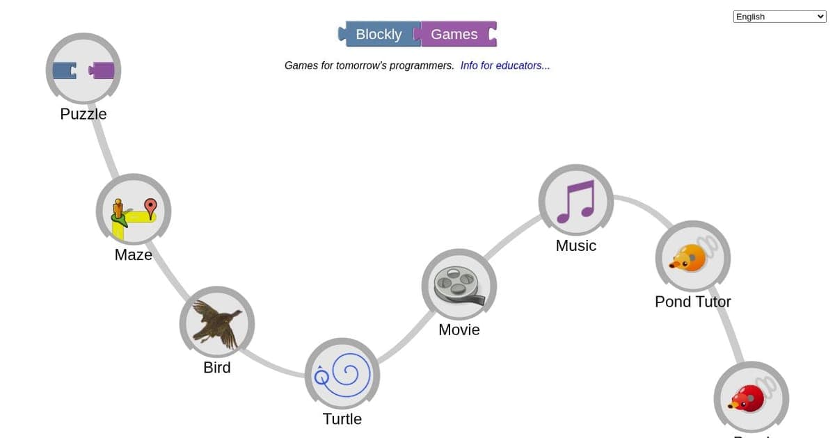 Blockly Games preview