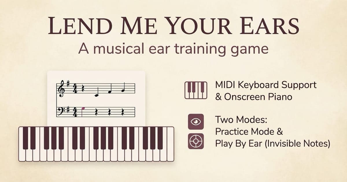 Lend Me Your Ears preview