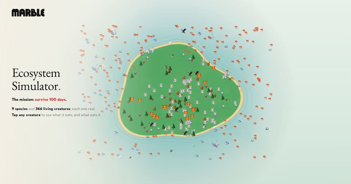 Ecosystem Simulator preview