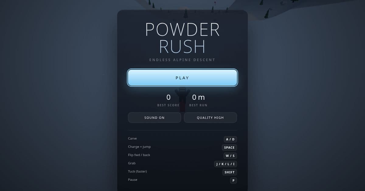 Powder Rush preview